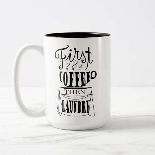 Tasse 2 Couleurs Conception créative de citation de première (Gauche)