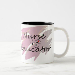 Tasse 2 Couleurs Conception d'abrégé sur éducatrice d'infirmièr