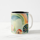 Tasse 2 Couleurs Conception d'art de pépinière (Devant droit)