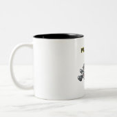 Tasse 2 Couleurs Conception d'astronaute Bitcoin Plan B (Gauche)