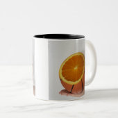 Tasse 2 Couleurs Conception de basket-ball cool (Devant droit)
