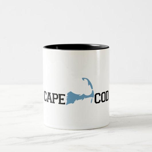 Tasse 2 Couleurs Conception de "carte" de Cape Cod (Centre)