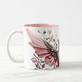 Tasse 2 Couleurs Conception de colibris sur (Gauche)