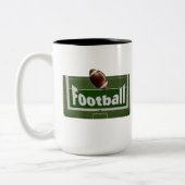 Tasse 2 Couleurs Conception de football (Gauche)