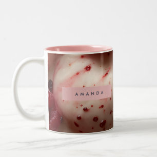 Tasse 2 Couleurs Conception de Gelato au Tourbillon de Framboise Pe