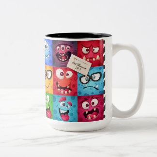 Tasse 2 Couleurs Conception de la bande à partir d'expressions mult