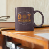 Tasse 2 Couleurs Conception de la journée internationale des points