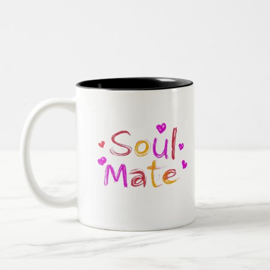Tasse 2 Couleurs Conception de l'Art numérique Soul Mate (Gauche)