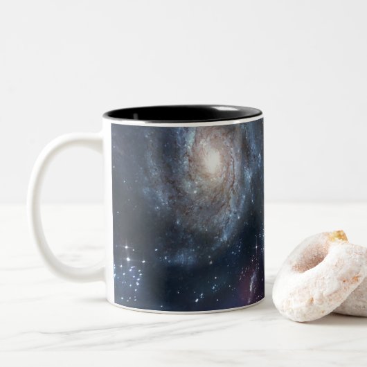 Tasse 2 Couleurs Conception de l'espace (Avec donut)