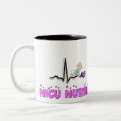 Tasse 2 Couleurs Conception de l'infirmière QRS de NICU (Gauche)