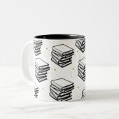 Tasse 2 Couleurs "Conception de livres" (Devant gauche)