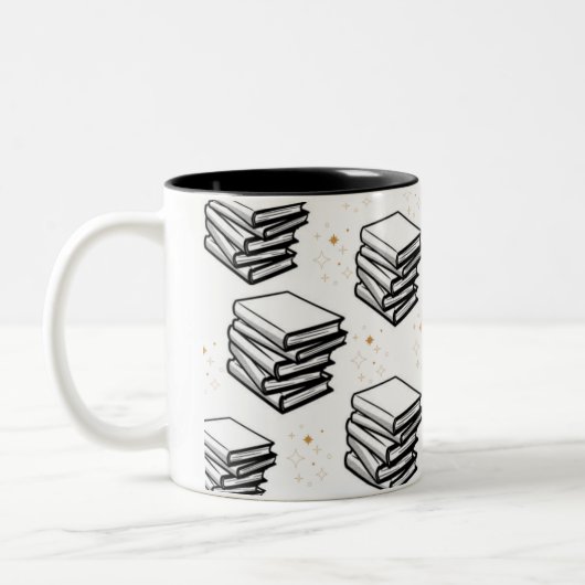 Tasse 2 Couleurs "Conception de livres" (Gauche)