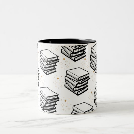 Tasse 2 Couleurs "Conception de livres" (Centre)