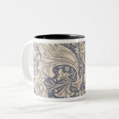 Tasse 2 Couleurs Conception de "marguerite" (textile) (Devant gauche)