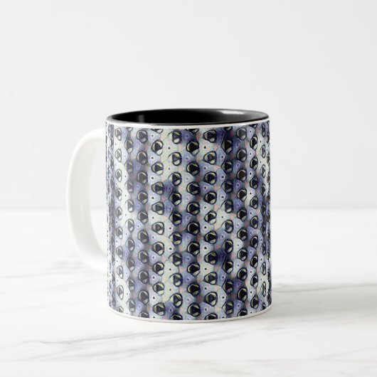 Tasse 2 Couleurs Conception de motif numérique abstrait 1191 - Tass (Devant gauche)