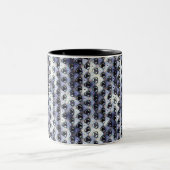 Tasse 2 Couleurs Conception de motif numérique abstrait 1191 - Tass (Centre)