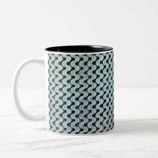 Tasse 2 Couleurs Conception de motif numérique abstrait moderne 124 (Gauche)