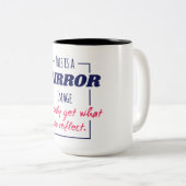 Tasse 2 Couleurs Conception de motivation Mentalité de réflexion da (Devant droit)