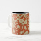 Tasse 2 Couleurs Conception de papier peint de tulipe, 1875 (Devant gauche)