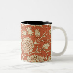 Tasse 2 Couleurs Conception de papier peint de tulipe, 1875