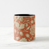 Tasse 2 Couleurs Conception de papier peint de tulipe, 1875 (Centre)