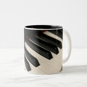 Tasse 2 Couleurs Conception de piano cool