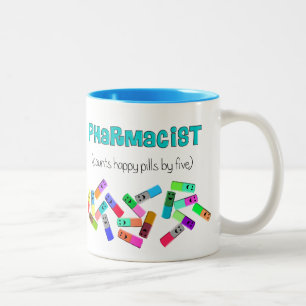 Tasse 2 Couleurs Conception "de pilules heureuses" de pharmacie