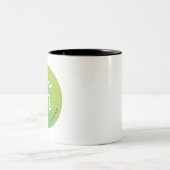 Tasse 2 Couleurs Conception de piste en cours (Centre)