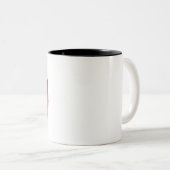 Tasse 2 Couleurs Conception de piste en cours (Devant droit)