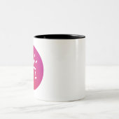 Tasse 2 Couleurs Conception de piste en cours (Centre)