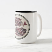 Tasse 2 Couleurs Conception de poterie Mimbres (Devant droit)