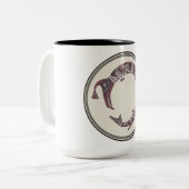 Tasse 2 Couleurs Conception de poterie Mimbres (Devant gauche)