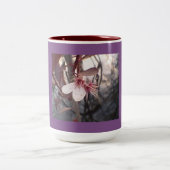 Tasse 2 Couleurs Conception de prune violette (Centre)