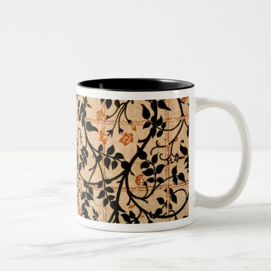 Tasse 2 Couleurs Conception de rideau en traînée de jasmin, 1868-70 (Droit)