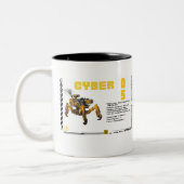 Tasse 2 Couleurs Conception de robots Cyber 05 Mech (Gauche)