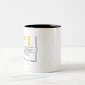 Tasse 2 Couleurs Conception de robots Cyber 05 Mech (Centre)