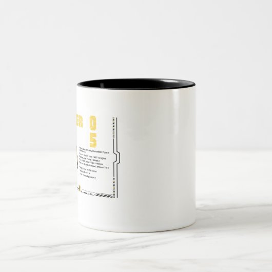 Tasse 2 Couleurs Conception de robots Cyber 05 Mech (Centre)