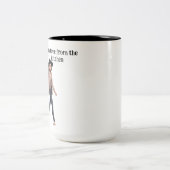 Tasse 2 Couleurs conception de tablier de cuisine POD (Centre)
