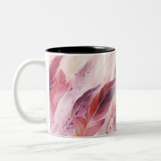 Tasse 2 Couleurs Conception des plumes