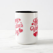 Tasse 2 Couleurs "Conception des voeux Heureuses Saintes-Valentin (Centre)
