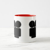 TASSE 2 COULEURS  CONCEPTION D'ICÔNES DE FILMS CLASSIQUES (Centre)