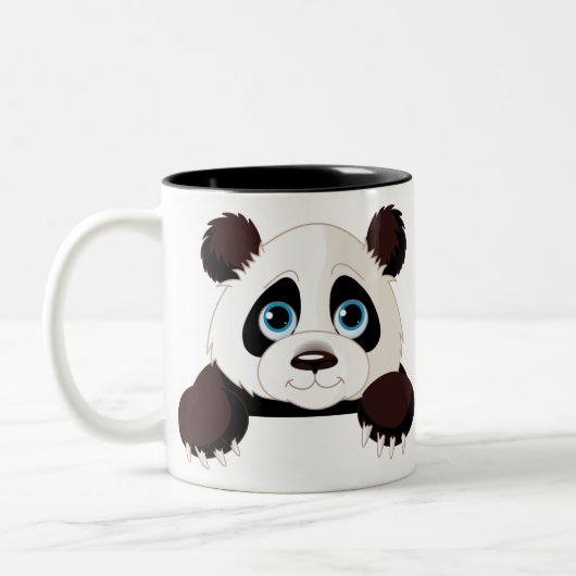 Tasse 2 Couleurs conception d'illustration de panda (Gauche)