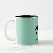 Tasse 2 Couleurs Conception équestre (Gauche)