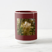 Tasse 2 Couleurs Conception florale d'Apple en Bourgogne (Centre)