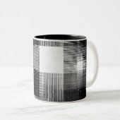 Tasse 2 Couleurs Conception géométrique Abstraite (Devant droit)