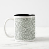 Tasse 2 Couleurs conception géométrique moderne (Gauche)