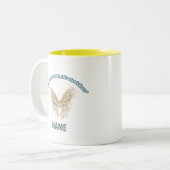 Tasse 2 Couleurs Conception Inspirante d'Ailes d'Ange (Devant gauche)