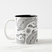 Tasse 2 Couleurs Conception inspirée de Paisley (Gauche)