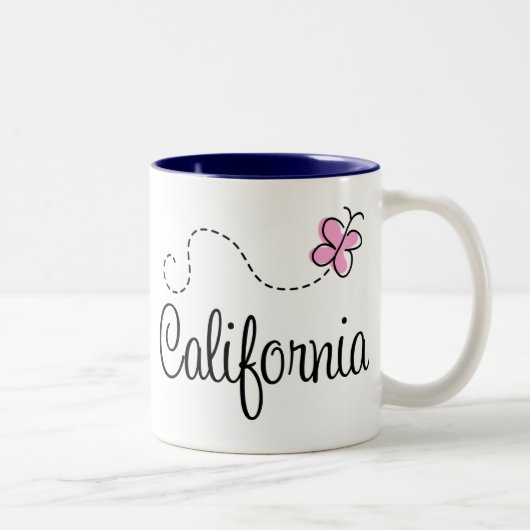 Tasse 2 Couleurs Conception mignonne de la Californie (Droit)