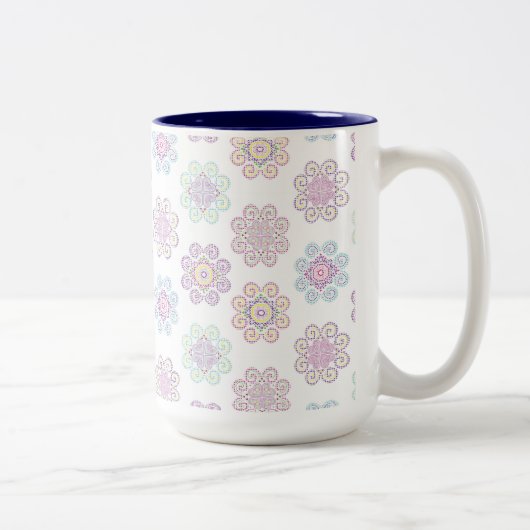 Tasse 2 Couleurs Conception Motif inspirée par Hmong (Droit)